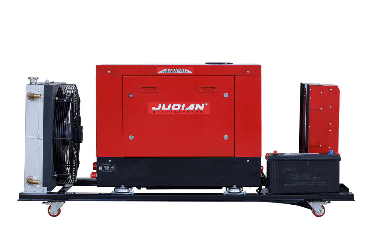 SJD15DI巨电15KW水冷永磁变频车载静音型发电机组